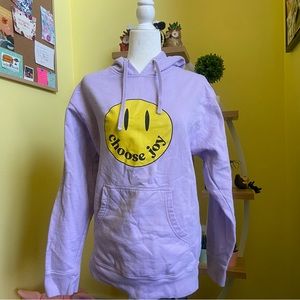 ELEVATED FAITH LAVENDER CHOOSE JOY SWEATSHIRT